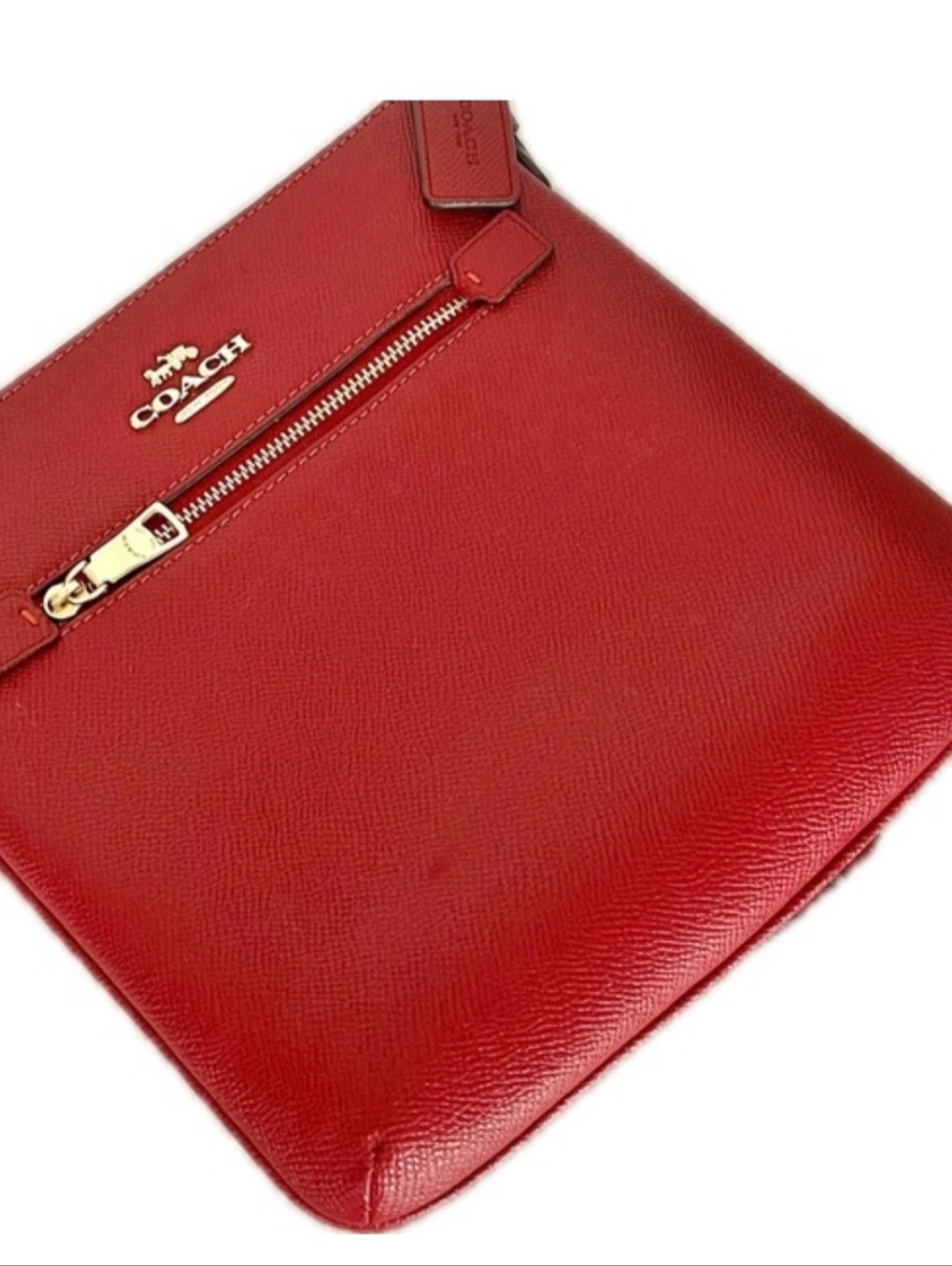 Coach Mini Rowan Crossgrain Leather File Bag - Picture 9 of 12